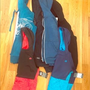 Teen/Boys  8-15 yrs NWT/NWOT zip up hoodies M-XL